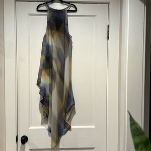 Rachel Rachel Roy geometric scarf dress multi colored size medium